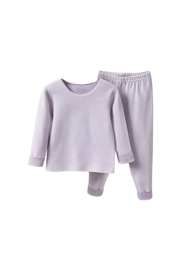 2T-13Y Fleece Lined Toddler Thermal Set Thermal Underwear for Kids Base Layer Long Johns for Boys Girls