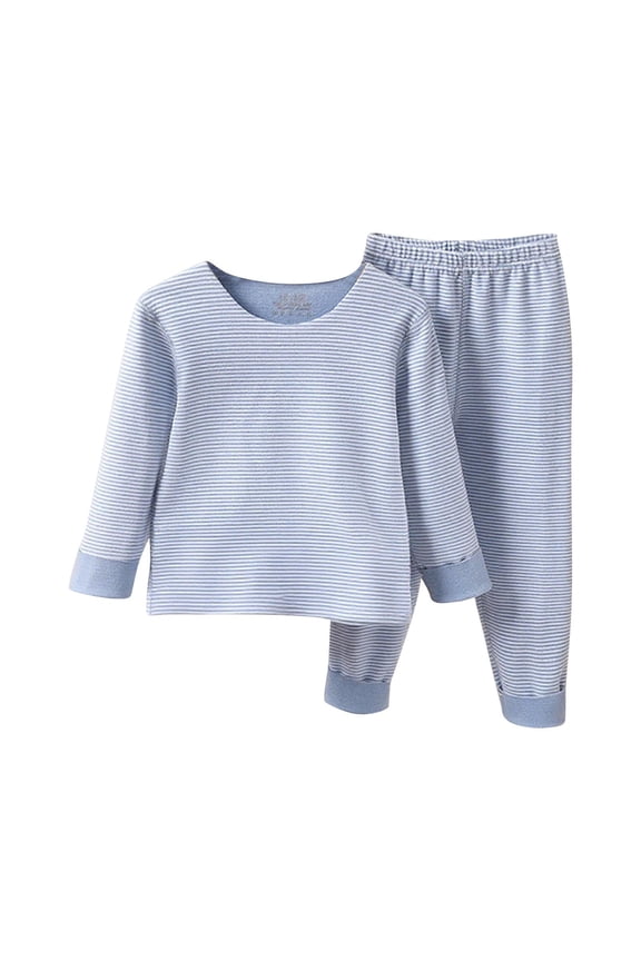 2T-13Y Fleece Lined Toddler Thermal Set Thermal Underwear for Kids Base Layer Long Johns for Boys Girls