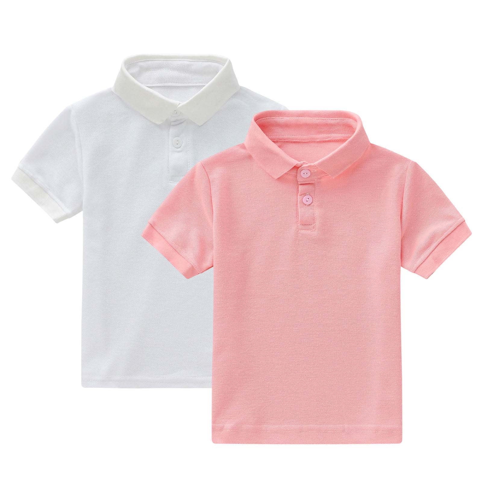 Baby Boy And Girl Solid Color Quality Basic Shirt Tops