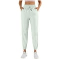 thumbnail image 1 of BLVB Athletic Joggers for Women Casual Loose Workout Sports Running Sweatpants Drawstring Waist Pockets Trousers, 1 of 6