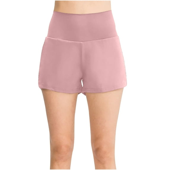 BLVB Athletic Shorts for Women High Waisted Workout Running Yoga Lounge Shorts Gym Clothes