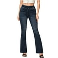 thumbnail image 1 of BLVB Bell Bottom Jeans for Women High Waisted Flare Jean Bootcut Stretch Skinny Denim Pants Classic Fashion Clothes, 1 of 7