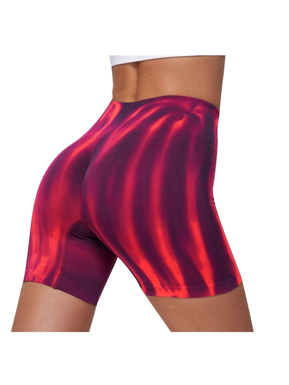 Biker Shorts for Women - High Waist Stretch Workout Shorts for Yoga Exercise Running Athletic Gym