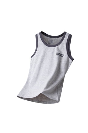 Boys Girls Summer Clothes Sleeveless Undershirt Tank Top Soft Cotton Tee Shirts for Boys and Girls 2-17 Years