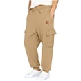 thumbnail image 1 of BLVB Boys Sweatpants Workout Joggers Elastic Drawstring Cargo Pants for Kids Performance Athletic Pants with Pockets, 1 of 7