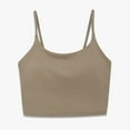 thumbnail image 1 of BLVB Cami Sports Bra Tank Tops for Women Spaghetti Straps Workout Yoga Athletic Exercise Crop Tops, 1 of 7