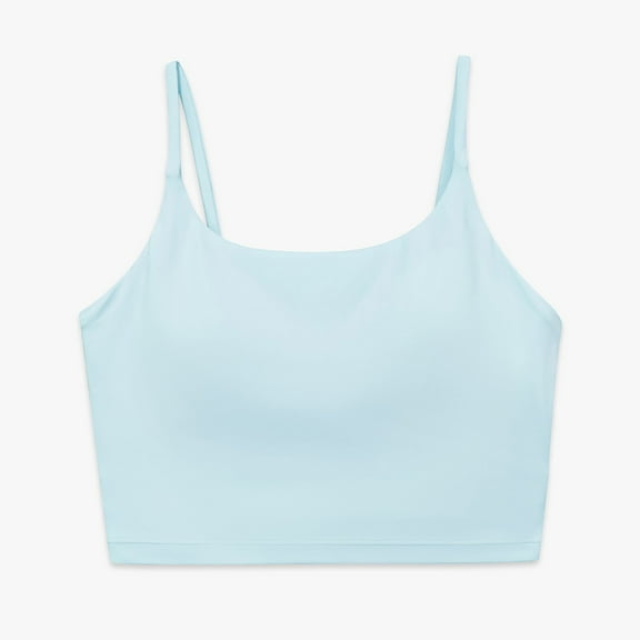 BLVB Cami Sports Bra Tank Tops for Women Spaghetti Straps Workout Yoga Athletic Exercise Crop Tops