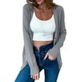 thumbnail image 1 of BLVB Cardigan Sweater for Women Lightweight Button down Soft Knit Tops Solid Color Fall Clothes, 1 of 7