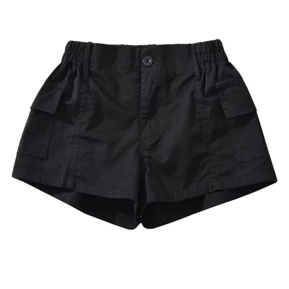 BLVB Cargo Shorts for Women High Waisted Dressy Casual Summer Comfy Outdoor Hiking Shorts Streetwear with Pockets