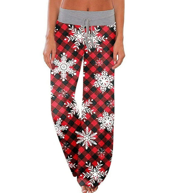 BLVB Christmas Pajama Pants for Women Comfy Pajama Bottom Stretch