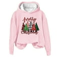 thumbnail image 1 of BLVB Christmas Sweatshirts for Women Long Sleeve Graphic Hoodies Pullover Sweatshirts Fall Winter Clothes, 1 of 4