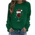thumbnail image 1 of BLVB Christmas Sweatshirts for Women Red Cup Graphic Cute Tops Crewneck Pullover Holidays Fashion Outfits, 1 of 4