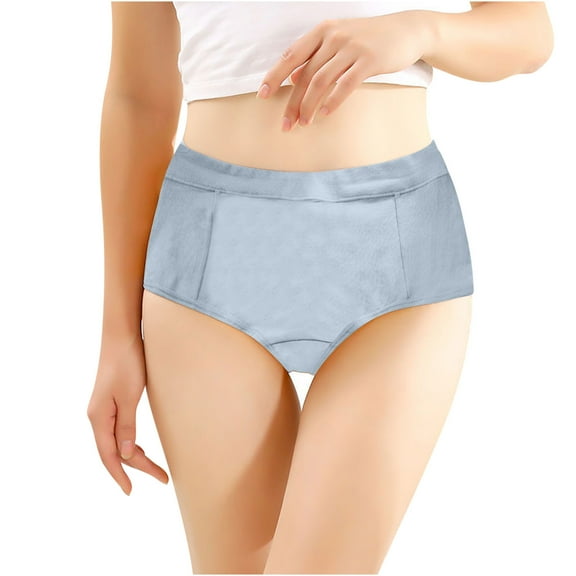 BLVB Cotton Panties for Women Soft Stretch Ladies Underwear Panties High Waist Full Coverage Underwear Undies