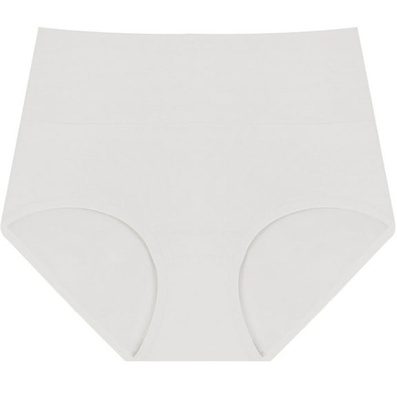 BLVB Cotton Underwear Womens Stretch Breathable Briefs Ladies High Rise Full Coverage Panties Underpants