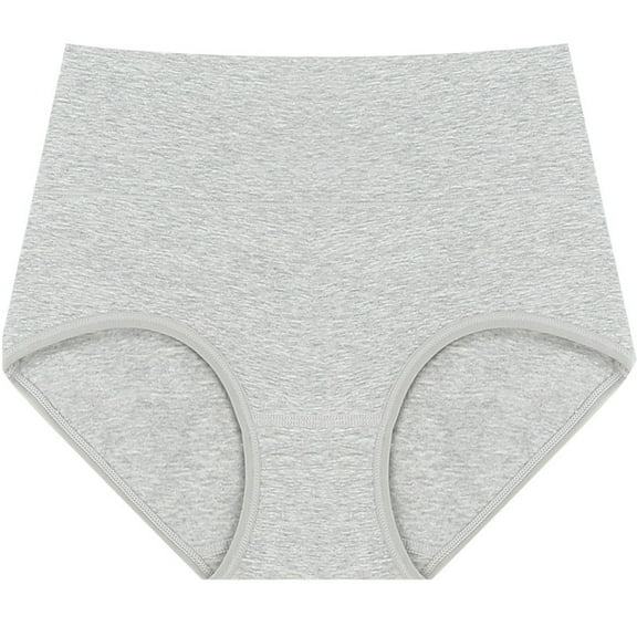 BLVB Cotton Underwear Womens Stretch Breathable Briefs Ladies High Rise Full Coverage Panties Underpants