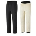 thumbnail image 1 of BLVB Down Pants for Women Winter Warm Sherpa Fleece Lined Pants High Waist Taper Sweatpants Quilted Snow Ski Trousers, 1 of 7