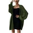 thumbnail image 1 of BLVB Fall Cardigan Sweaters for Women Casual Oversized Slouchy Long Sleeve Open Front Outwear Coats, 1 of 5