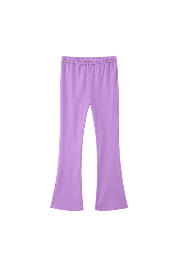 Girls Flare Leggings High Waist Bell Bottom Casual Dance Pants Kids Cotton Clothes for Toddler Teen Girl 3–16 Years