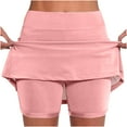 thumbnail image 1 of BLVB Golf Skorts Skirts for Women with Build in Shorts Summer High Waist Workout Running Tennis Skirts, 1 of 6