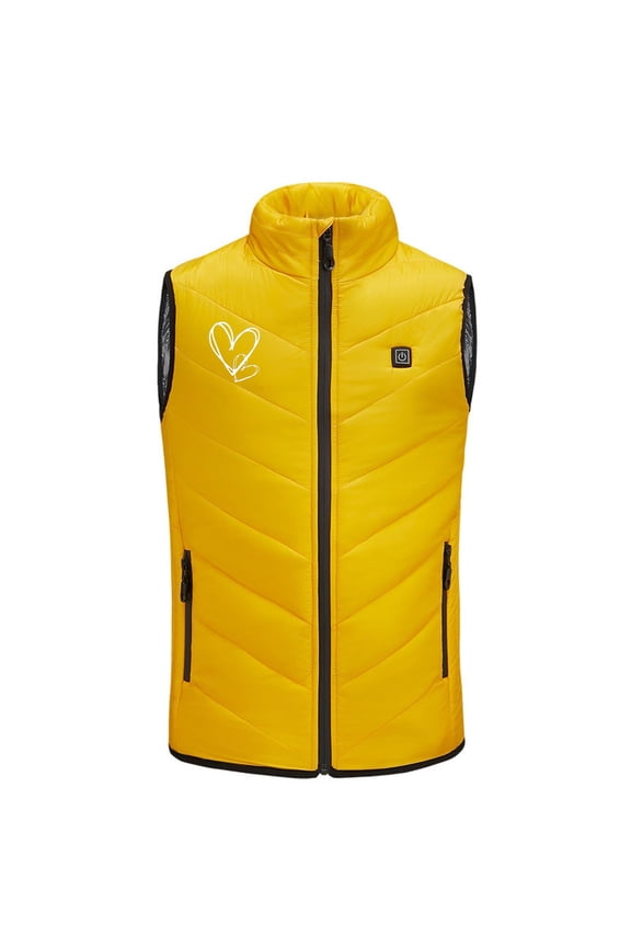 Heated Jacket Coats Heated Vest for Kids Boy Girls Winter Warm Full Zip Lightweight Outwear for Children
