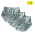 thumbnail image 1 of BLVB High Waisted Underwear for Women 3 Pack Stretchy Lace Panties Soft Lightweight Underpants Briefs, 1 of 3