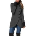 thumbnail image 1 of BLVB Jackets for Women Casual Fall Lightweight Long Sleeve Button Down Coats Fashion Outerwear for Women, 1 of 6