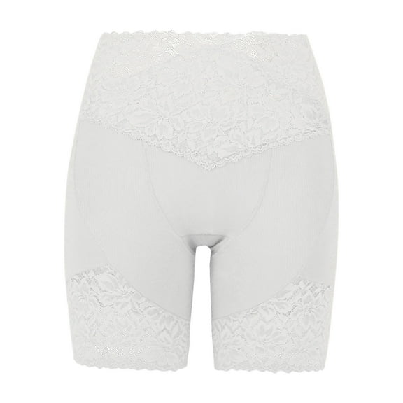 BLVB Lace Slip Shorts for Under Dresses Women V Waist Underwear Boyshorts Panties Under Skirts Shorts