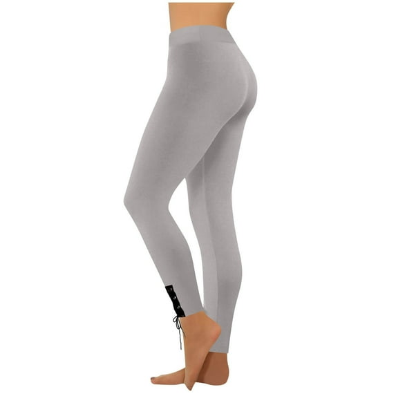 BLVB Leggings for Women Low Waisted Yoga Pants Workout Athletic Leggings Soft Non See Through Tights for Running