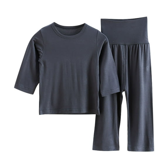 BLVB Little Boys Girls 2 Piece Pajamas Sleepwear Toddler Pjs 2 Piece Lounge Sets Summer Fall Clothes 6M-7T