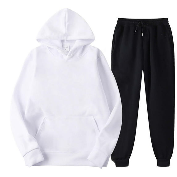 BLVB Men's And Women's Casual Sweatsuit Set Long Sleeve Hoodie and Pants Sport Sweat Suits 2 Piece Tracksuits Outfits