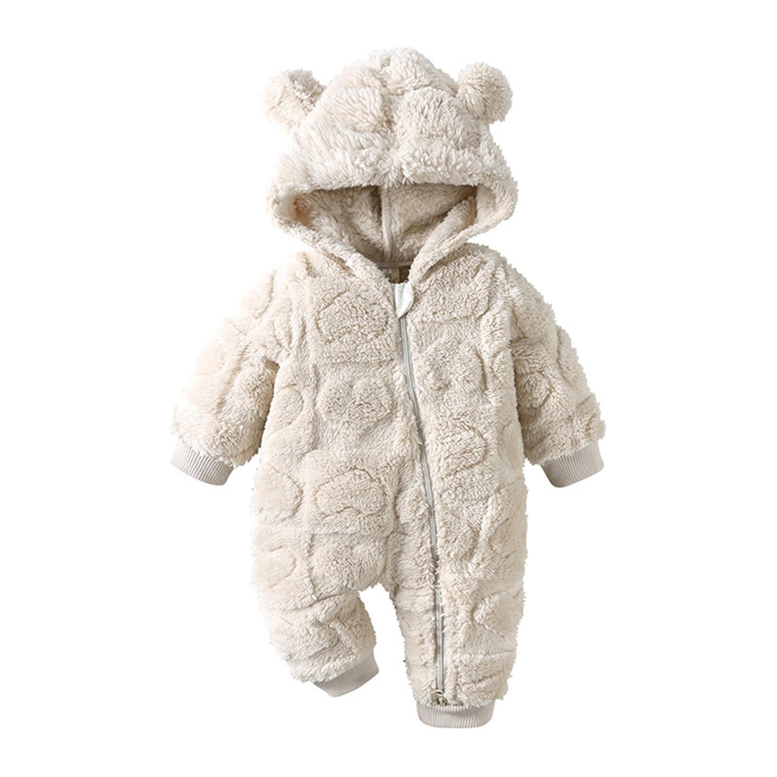New Baby Boy Winter Dress With Hoodies In Fleece Stuff Style 7B In Navy Blue Color On Sale main image 1