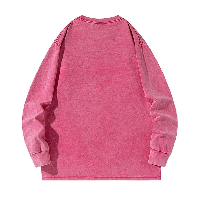 BLVB Oversized Sweatshirt for Women Loose Pullover Vintage Crew Neck Sweatshirts Long Sleeve Shirt Basic Tee Tops Walmart