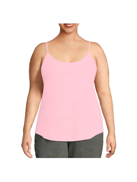 Plus Size Camisole for Women Spaghetti Strap Cami Tank Top Soft Undershirts Summer Casual Workout Gym Shirts L-5X