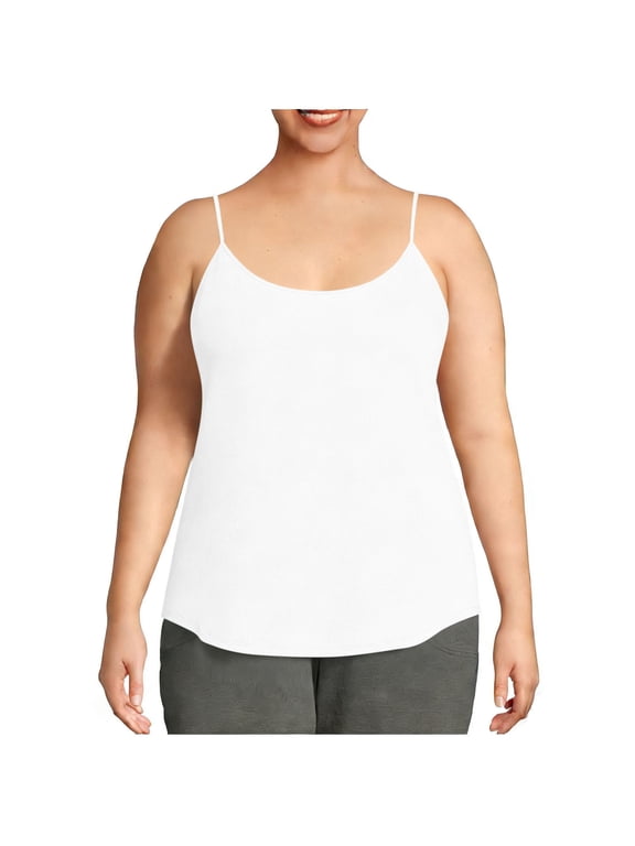Plus Size Camisole for Women Spaghetti Strap Cami Tank Top Soft Undershirts Summer Casual Workout Gym Shirts L-5X