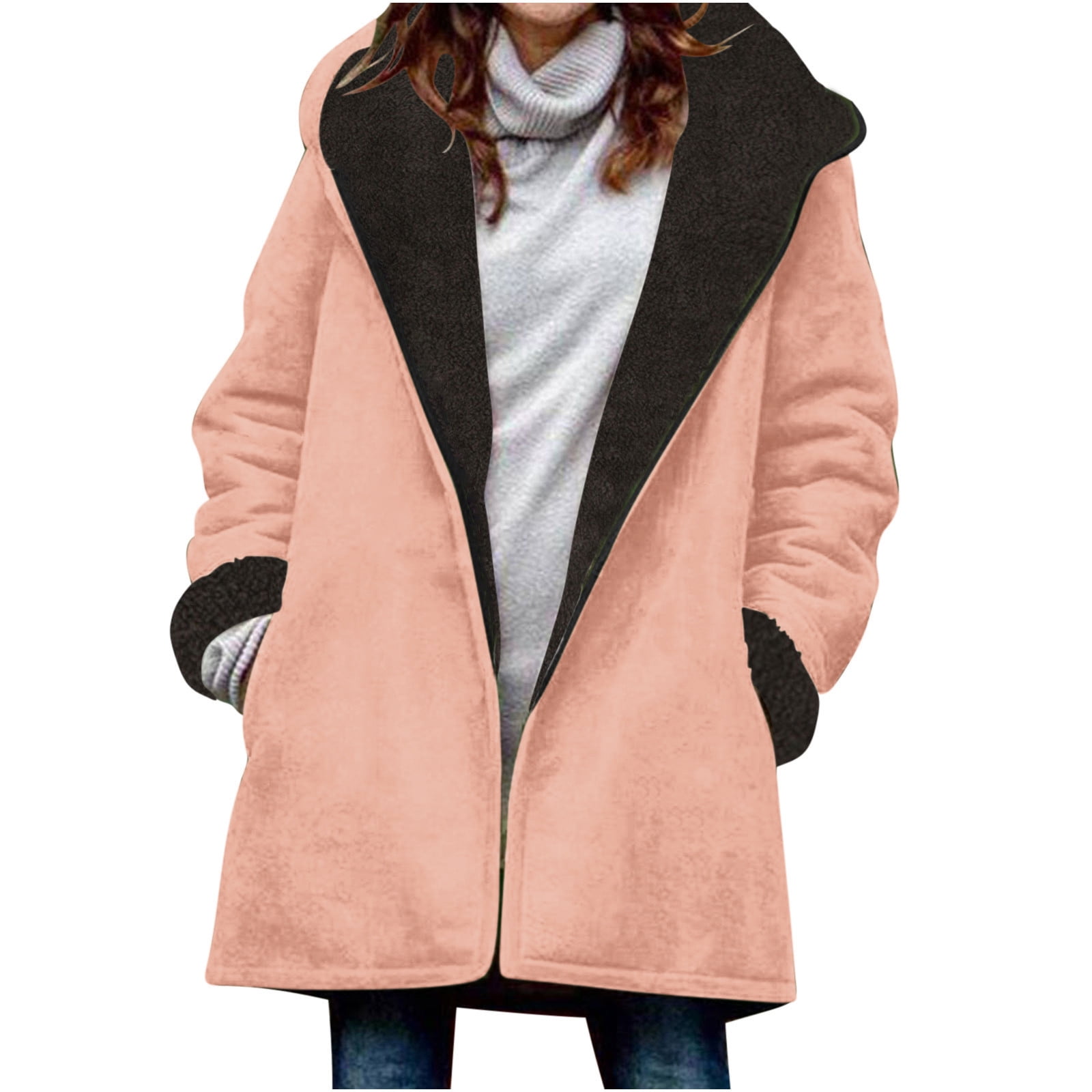 BLVB Plus Size Winter Coats for Women 2023 Warm Fleece Lined Jackets