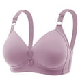 thumbnail image 1 of BLVB Seamless Bras Full Coverage Wireless Push up Bra for Women No Underwire Comfort Everyday Bralettes with Support Hot Pink, 1 of 3