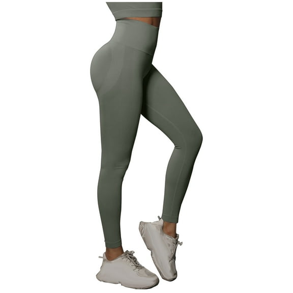 BLVB Seamless Leggings for Women Scrunch Butt Lifting High Waisted Activewear Yoga Gym Fitness Booty Tights Pants