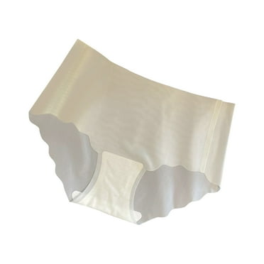BLVB Seamless Underwear for Women Comfy Breathable Ice Silk Panties Ladies No Show Briefs Undies