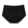 thumbnail image 1 of BLVB Seamless Underwear for Women No Show Panties Briefs High Waist Soft Moisture Wicking Ladies Underwear, 1 of 3