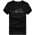 thumbnail image 1 of BLVB Short Sleeve T Shirts for Women Casual Loose Crewneck Summer Tops for Women Basic Tees Outfits, 1 of 6