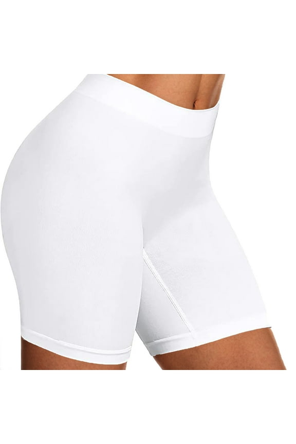 Slip Shorts for Under Dresses Smooth Boyshort Panties for Women High Waist Underwear Seamless Yoga Shorts