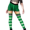thumbnail image 1 of BLVB St. Patrick's Day Leggings for Women Stretchy Tights Skinny Pant for Yoga Running Shamrock Clover for Teen Girls Green 1, 1 of 3