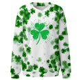 thumbnail image 1 of BLVB St. Patrick's Day Sweatshirts for Women Shamrock Shirt Clover Printed Pullover Casual Loose Long Sleeve Tops Gifts, 1 of 5