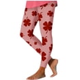 thumbnail image 1 of BLVB St. Patrick's Day Workout Leggings for Women Printed High Waisted Casual Slim Yoga Pants Athletic Tights, 1 of 4