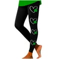 thumbnail image 1 of BLVB St. Patrick's Day Workout Leggings for Women Printed High Waisted Casual Slim Yoga Pants Athletic Tights, 1 of 5