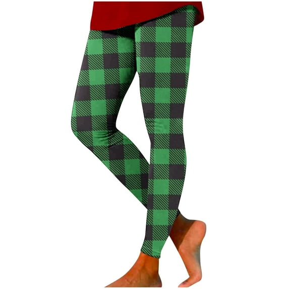 BLVB St. Patrick's Day Workout Leggings for Women Printed High Waisted Casual Slim Yoga Pants Athletic Tights