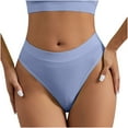 thumbnail image 1 of BLVB Stretchy Underwear for Women No Show High Waisted Panties Comfy Briefs Ladies Underpants, 1 of 3