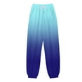 thumbnail image 1 of BLVB Sweat Pants for Womens Casual Baggy Jogger Pants High Waist Loose Sweatpants Athletic Running Workout Trousers Blue 1, 1 of 3