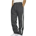 thumbnail image 1 of BLVB Sweatpants for Men Casual Loose Active Workout Jogger Pants Drawstring Athletic Trouser with Pockets, 1 of 5