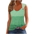 thumbnail image 1 of BLVB Tank Tops for Women 2024 V Neck Sleeveless T-Shirts Casual Loose Ladies Going out Dressy Blouse Tee, 1 of 4